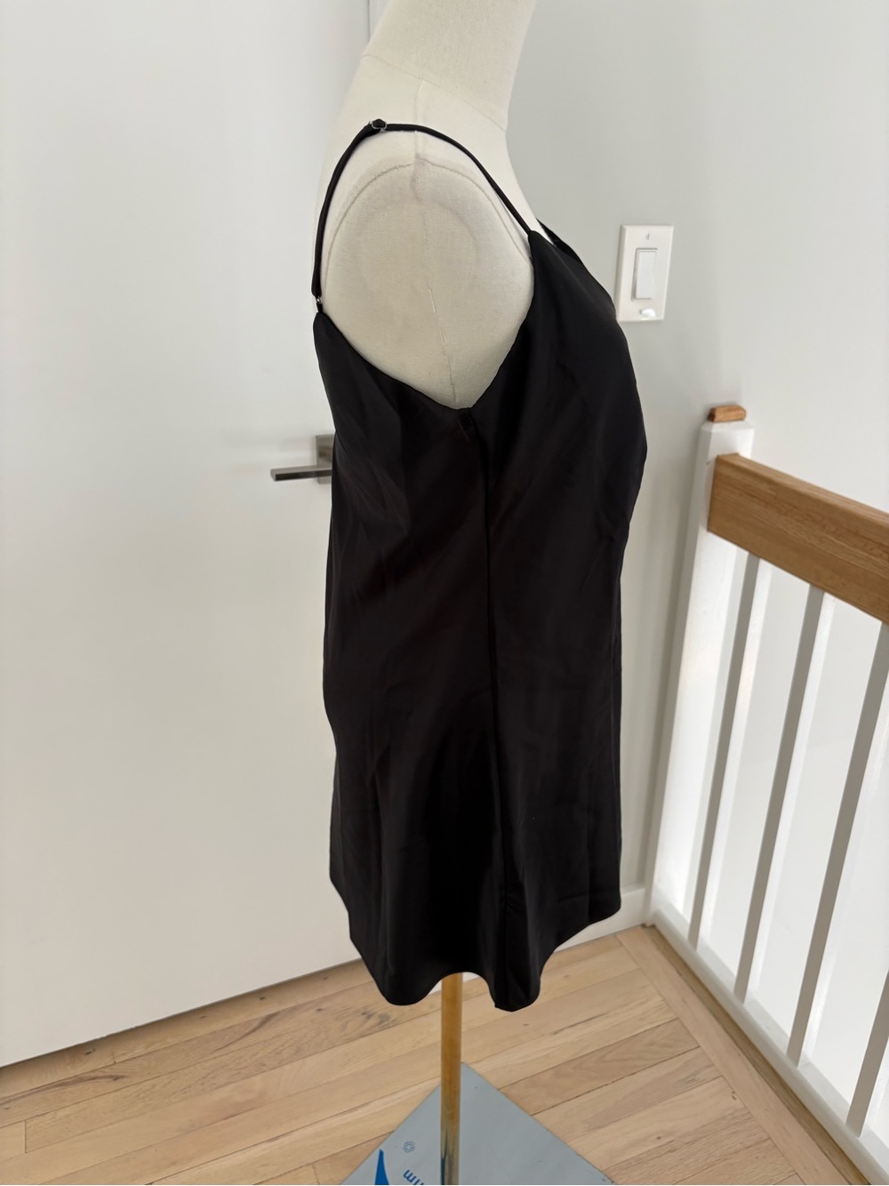 stradivarius Black Spaghetti Strap Dress - Picture 2 of 6